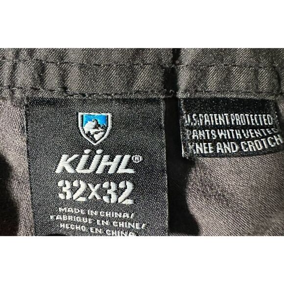 Kuhl Konfidant Air Pants Mens 32 X 32 Grey Vented Knee and Crotch - Picture 5 of 7